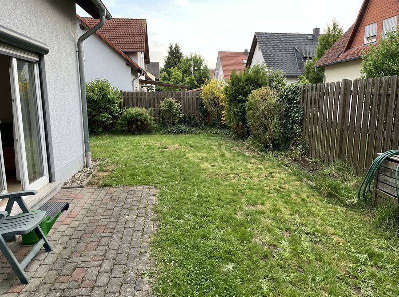Before: Yard with new pool